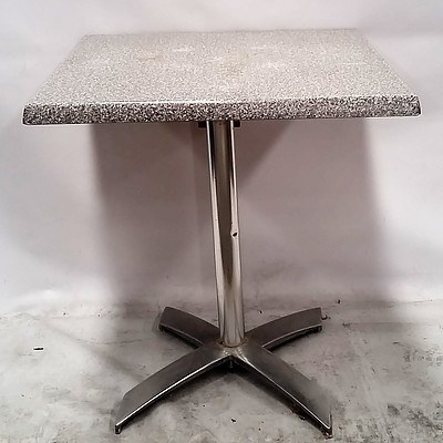 Lot of 4 Laminate Cafe Square Tables