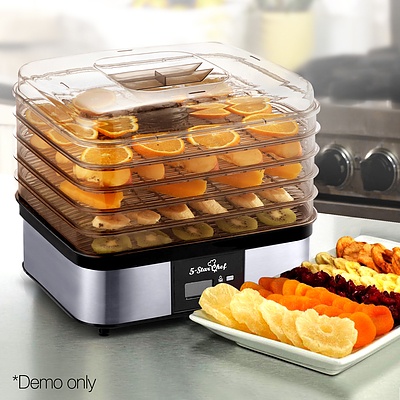 5 Tray Food Dehydrator - Black - Brand New