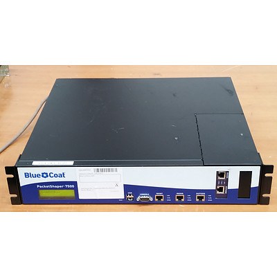 Blue Coat PacketShaper 7500 Gigabit Ethernet Network Monitoring Device