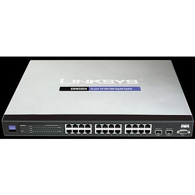 Cisco Linksys SRW2024 24-Port Gigabit Ethernet Switch with WebView