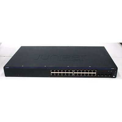 Juniper Networks EX2200 24 Port Gigabit & PoE Network Switch