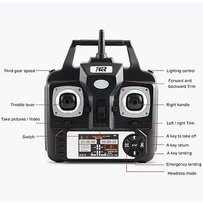 WiFi Quadcopter with High Definition Camera and FPV Live Viewing via Smart Phone - Brand New