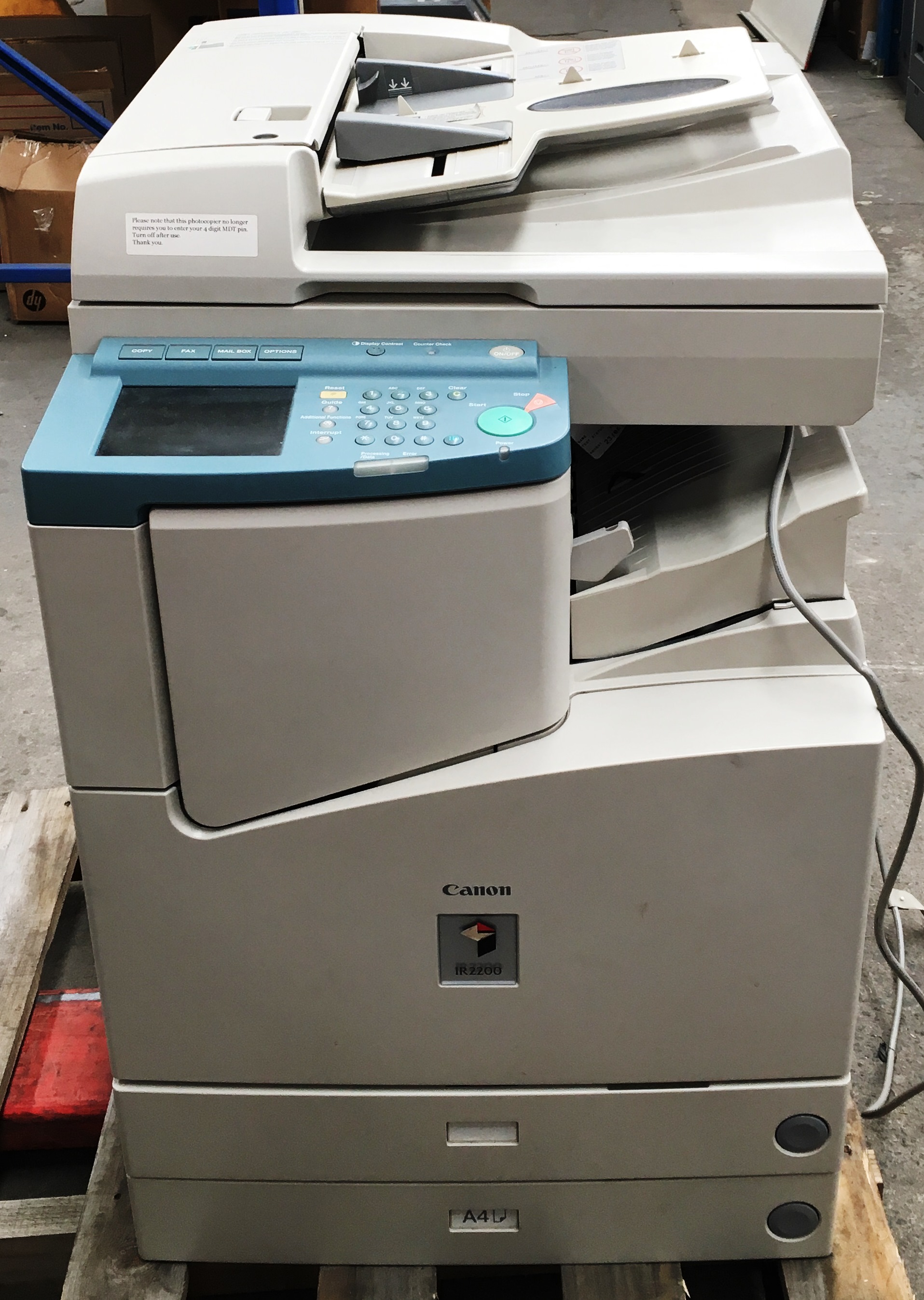 Canon imageRUNNER 2200 F140100 - Lot 881772 | ALLBIDS
