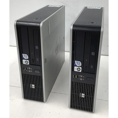 HP Compaq dc7900 SFF E8500 3.17GHz Core 2 Duo Computers - Lot of 2