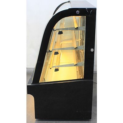 Curved Glass Refrigerated Display Unit