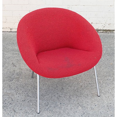 One Genuine Walter Knoll Design Model 369 Occasional Chair