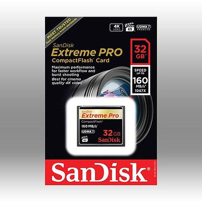 SanDisk Extreme Pro CFXP 32GB CompactFlash 160MB/s (SDCFXPS-032G) - with Warranty