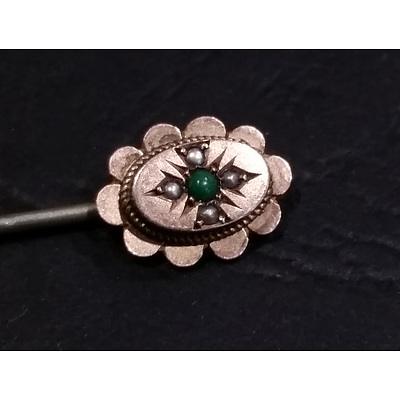 Antique 9ct Gold Stick Pin