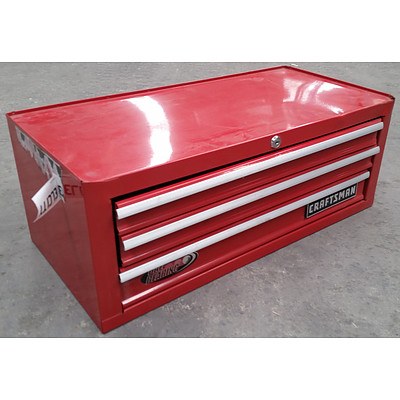Craftsman 3-Drawer Chest Tool Box - Red
