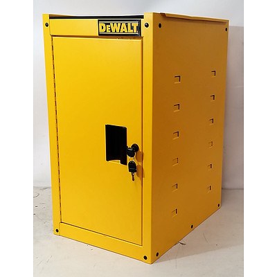 Brand New Dewalt 1-Shelf Wall Mountable Tool Cabinet - Yellow