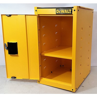 Brand New Dewalt 1-Shelf Wall Mountable Tool Cabinet - Yellow