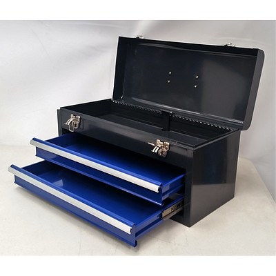 Craftsman 2-Drawer Chest Toolbox - Demonstration Model - Gray/Blue