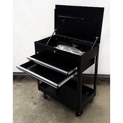 Husky 2-Drawer Trolley Workstation - Demonstration Model - Black