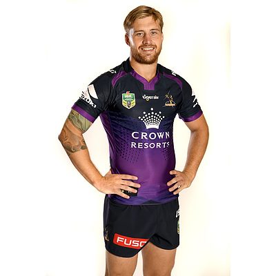 1 personally signed match day boot as worn by Cameron Munster in the Melbourne Storm vs Brisbane Broncos game at AAMI Park on 22 September 2017
