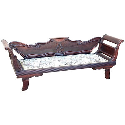 Antique Anglo Indian Rosewood Sofa Circa 1840