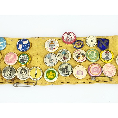 Collection of Vintage Marching Girls Badges