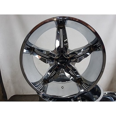 Status Dystany 24" Alloy wheels to suit Hummer