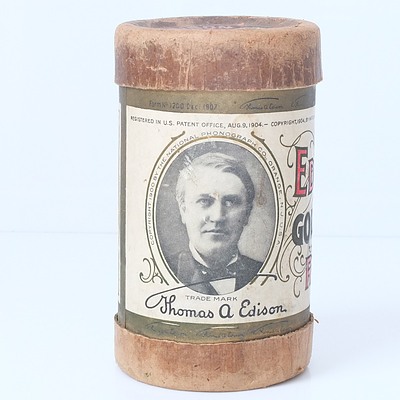 Edison Records Phonograph Cylinder