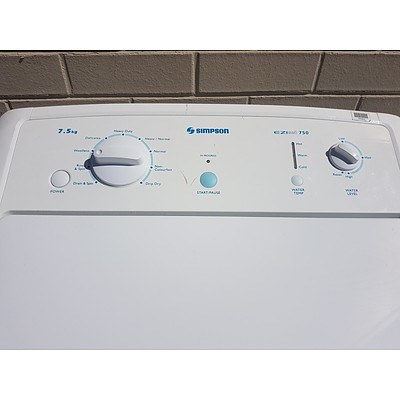 Simpson 7.5kg Top-Loader Washing Machine