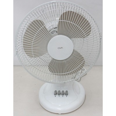 GVA 30cm Oscillating Desk Fan