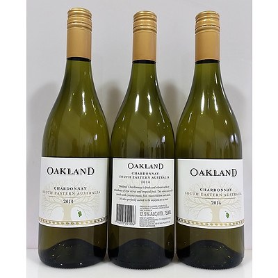 Oakland Chardonnay 2014 - Case of 12. RRP $240.00!