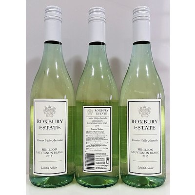 Limited Release Roxbury Estate Semillon Sauvignon Blanc 2015 - Case of 12. RRP $216.00!