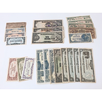 Collection of Japanese Invasion Currency