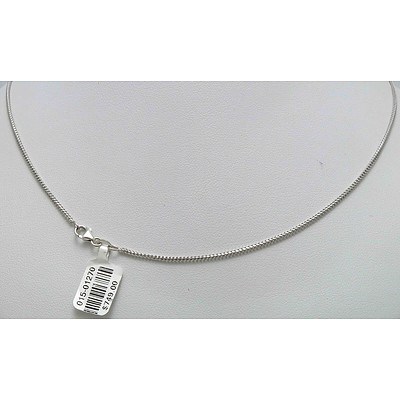 18ct White Gold Chain