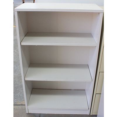 Grey Melamine Bookshelf