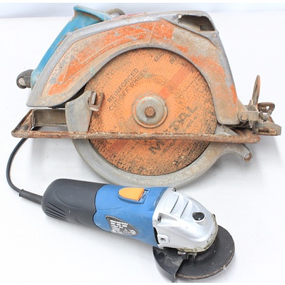 9" Circular Saw and 100mm Angle Grinder