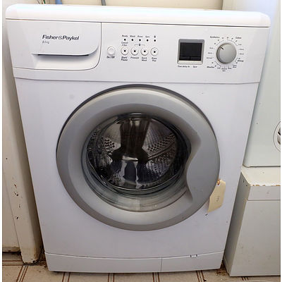 Fisher and Paykel 8kg Front Load Washing Machine WH80F60WV1