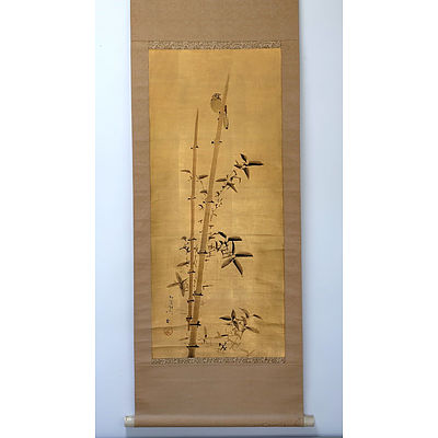 Two Asian Scroll Paintings