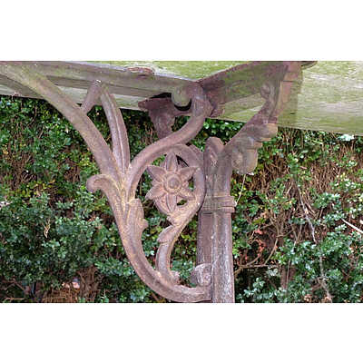 Victorian Cast Iron Garden Table Circa 1870