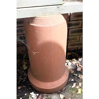 Two Large Terracotta Pipes