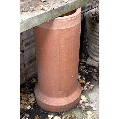 Two Large Terracotta Pipes