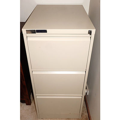 Three Drawer Filing Cabinet and Another