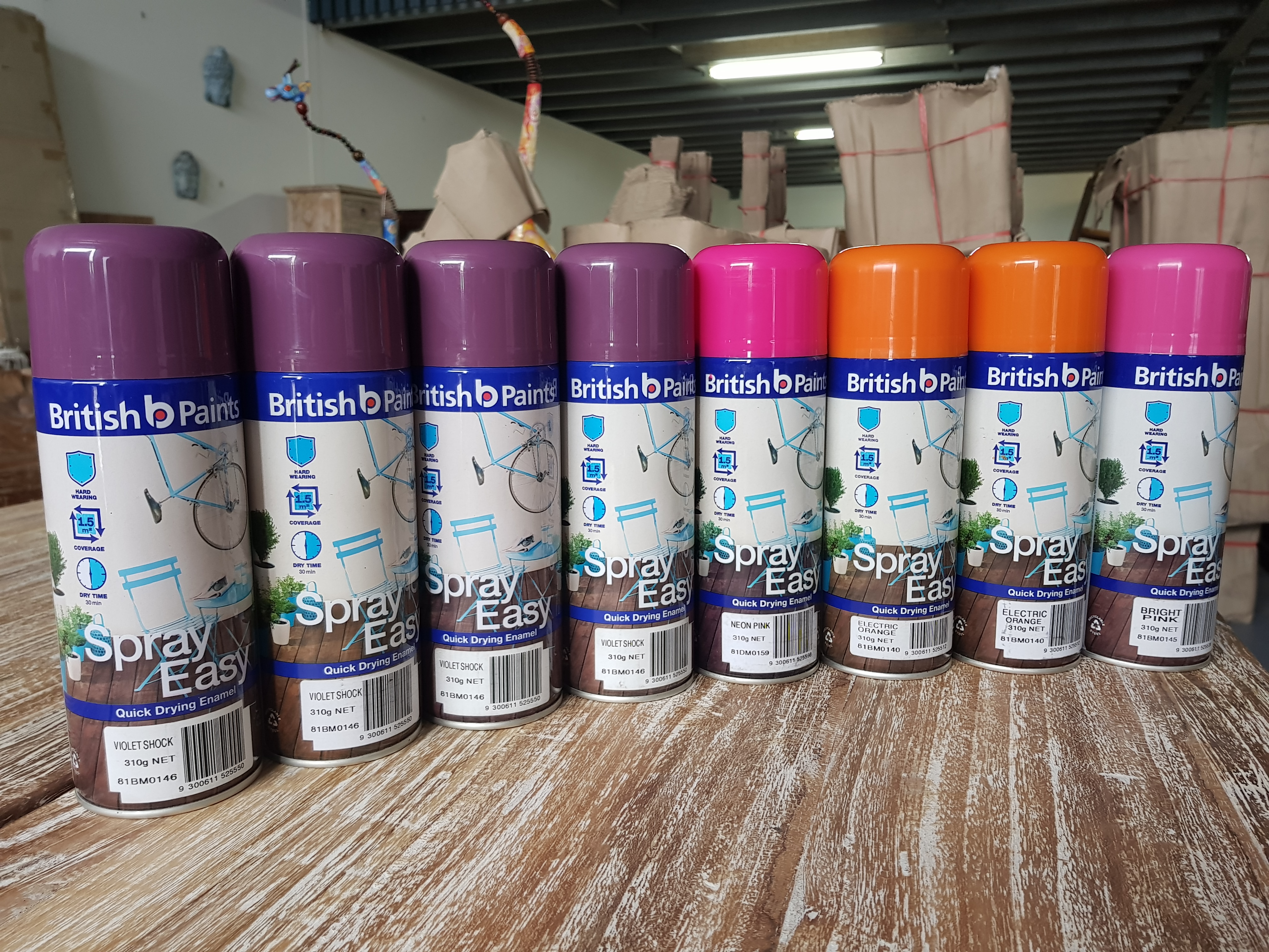 Lot of 8 New British Paints 310G Lot 885912 ALLBIDS