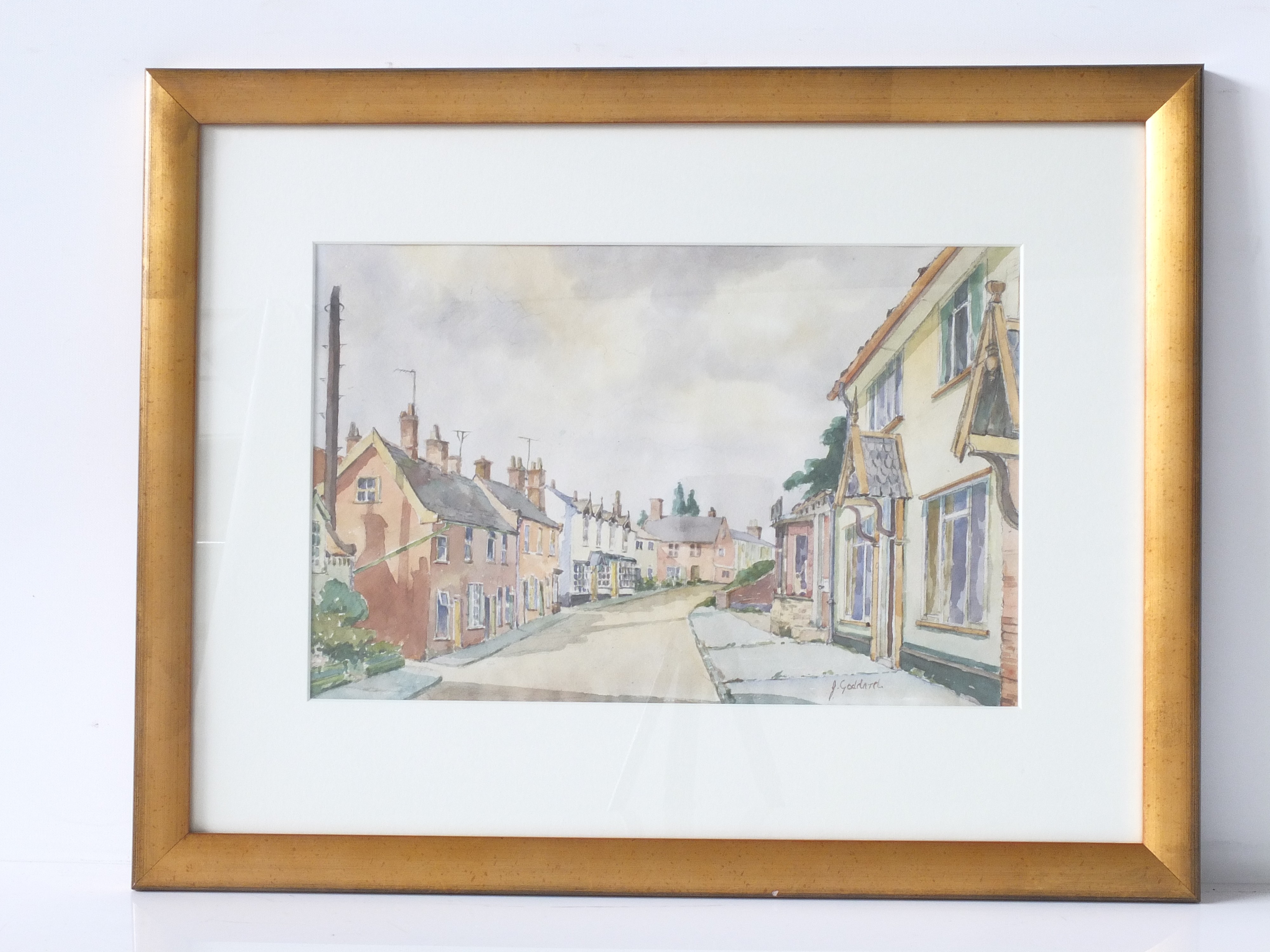 Jack Goddard (Untitled) Town Scene - Lot 894203 | ALLBIDS