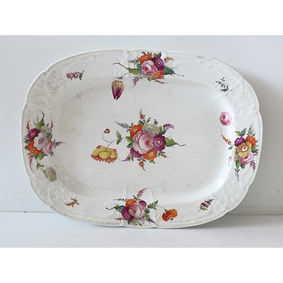 Large Hand Painted Serving Plate