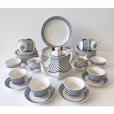 Fifty One Piece Adams Ironstone Brentwood Dinner Service