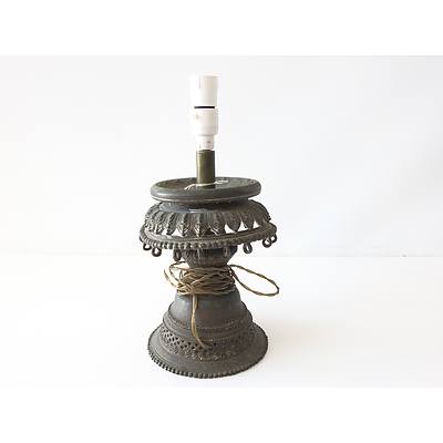 Decorative Cast Metal Lamp Base
