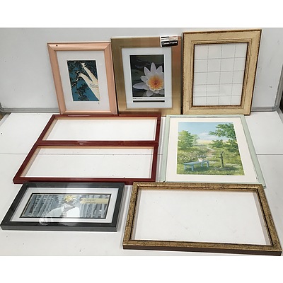 Large Collection of Art Supplies, Including Paints, Canvas, Frames and More