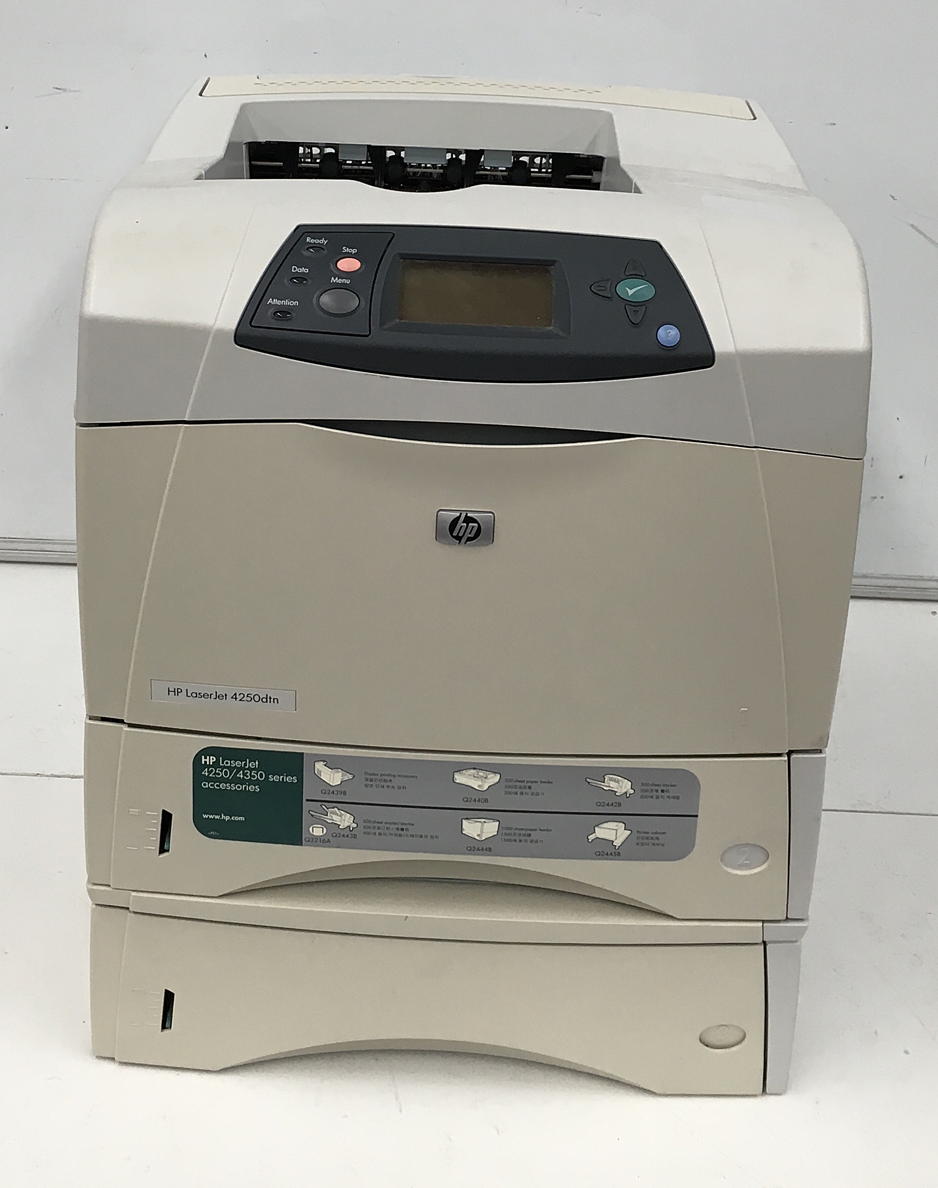 Hp laserjet 4250dtn не включается