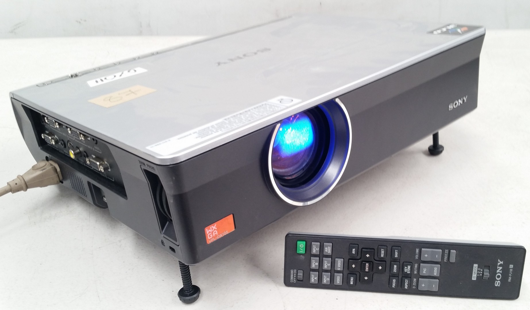 Sony VPL CW125 WXGA 3 LCD Projector Lot 892025 ALLBIDS