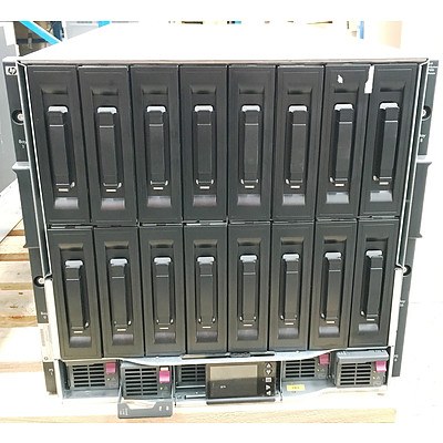 HP BladeSystem C7000 9RU Blade Server Chassis