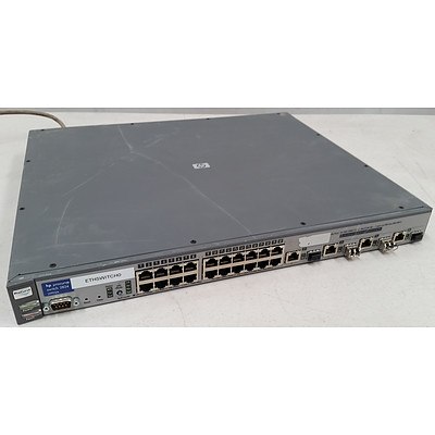 Hp Procurve 2824 J4903A 24-Port Gigabit Switch