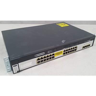 Cisco Catalyst WS-C3750G-24TS-E V08 Switch