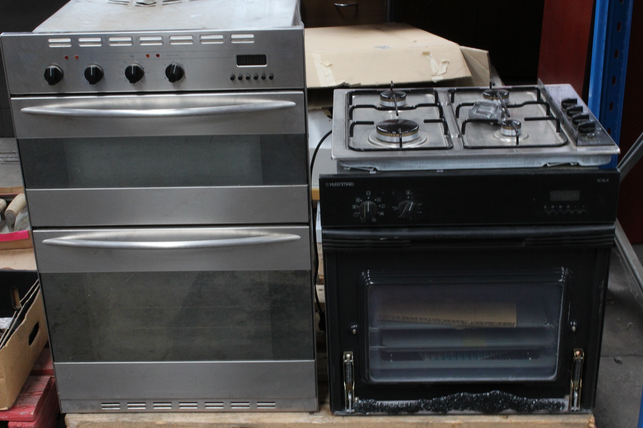 Kleenmaid Gas Wall Ovens and Cooktop Lot 904274 ALLBIDS