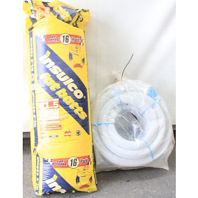 Insulco Fat Batts R1.5 Wall Insulation and Sub Soil Drainage Pipe