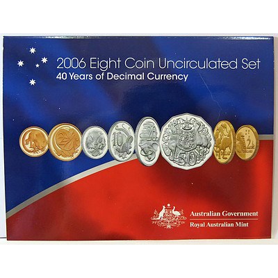 Royal Australian Mint Coin Set 2006